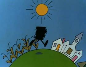 Screenshots from the 1979 Focus Design, Inc. cartoon The Greatest Show on Earth