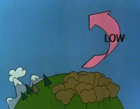 Screenshots from the 1979 Focus Design, Inc. cartoon The Greatest Show on Earth