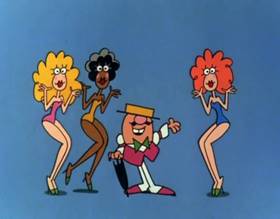 Screenshots from the 1979 Focus Design, Inc. cartoon The Greatest Show on Earth