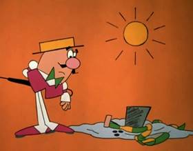 Screenshots from the 1979 Focus Design, Inc. cartoon The Greatest Show on Earth