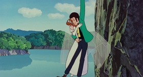 Screenshots from the 1979 TMS Entertainment cartoon Lupin III: The Castle of Cagliostro