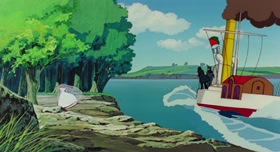 Screenshots from the 1979 TMS Entertainment cartoon Lupin III: The Castle of Cagliostro