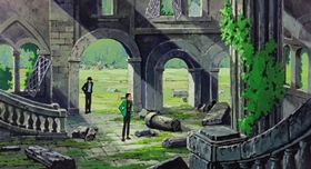 Screenshots from the 1979 TMS Entertainment cartoon Lupin III: The Castle of Cagliostro