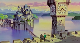 Screenshots from the 1979 TMS Entertainment cartoon Lupin III: The Castle of Cagliostro