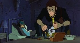 Screenshots from the 1979 TMS Entertainment cartoon Lupin III: The Castle of Cagliostro