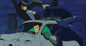 Screenshots from the 1979 TMS Entertainment cartoon Lupin III: The Castle of Cagliostro