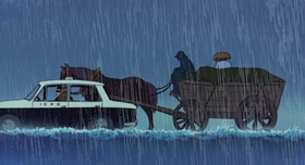 Screenshots from the 1979 TMS Entertainment cartoon Lupin III: The Castle of Cagliostro