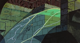Screenshots from the 1979 TMS Entertainment cartoon Lupin III: The Castle of Cagliostro