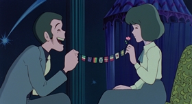 Screenshots from the 1979 TMS Entertainment cartoon Lupin III: The Castle of Cagliostro