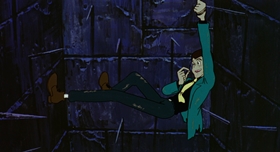 Screenshots from the 1979 TMS Entertainment cartoon Lupin III: The Castle of Cagliostro