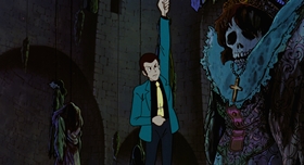 Screenshots from the 1979 TMS Entertainment cartoon Lupin III: The Castle of Cagliostro
