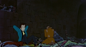 Screenshots from the 1979 TMS Entertainment cartoon Lupin III: The Castle of Cagliostro