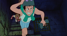 Screenshots from the 1979 TMS Entertainment cartoon Lupin III: The Castle of Cagliostro