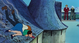 Screenshots from the 1979 TMS Entertainment cartoon Lupin III: The Castle of Cagliostro