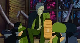 Screenshots from the 1979 TMS Entertainment cartoon Lupin III: The Castle of Cagliostro