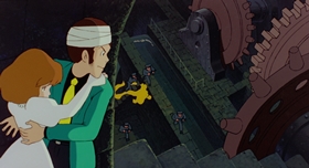 Screenshots from the 1979 TMS Entertainment cartoon Lupin III: The Castle of Cagliostro