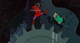 Screenshots from the 1979 TMS Entertainment cartoon Lupin III: The Castle of Cagliostro