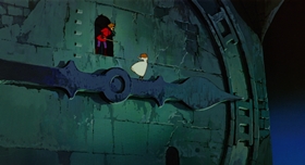 Screenshots from the 1979 TMS Entertainment cartoon Lupin III: The Castle of Cagliostro