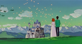 Screenshots from the 1979 TMS Entertainment cartoon Lupin III: The Castle of Cagliostro