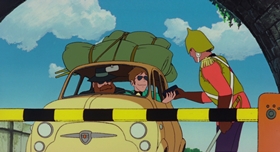 Screenshots from the 1979 TMS Entertainment cartoon Lupin III: The Castle of Cagliostro