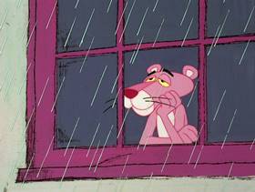 Screenshots from the 1979 DePatie Freleng cartoon Pink Quackers