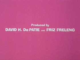 Screenshots from the 1979 DePatie Freleng cartoon Pink Quackers