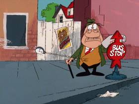 Screenshots from the 1979 DePatie Freleng cartoon Pink Pull