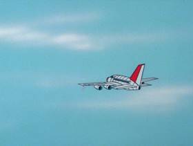 Screenshots from the 1979 DePatie Freleng cartoon Pink Pull