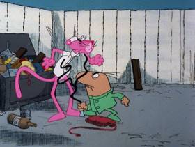 Screenshots from the 1979 DePatie Freleng cartoon Doctor Pink
