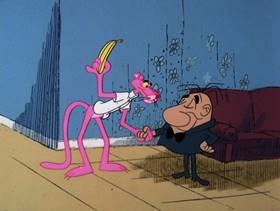 Screenshots from the 1979 DePatie Freleng cartoon Doctor Pink