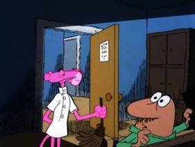 Screenshots from the 1979 DePatie Freleng cartoon Doctor Pink