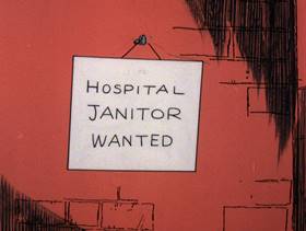 Screenshots from the 1979 DePatie Freleng cartoon Doctor Pink