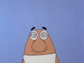 Screenshots from the 1979 DePatie Freleng cartoon Pink Suds