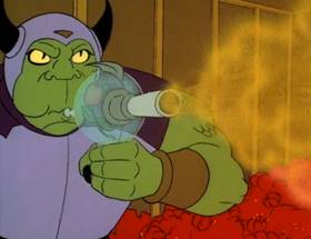 Screenshots from the 1980 Ruby-Spears cartoon Harvest of Doom