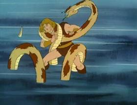 Screenshots from the 1980 Ruby-Spears cartoon Harvest of Doom