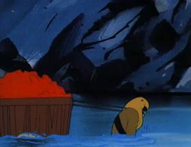 Screenshots from the 1980 Ruby-Spears cartoon Harvest of Doom