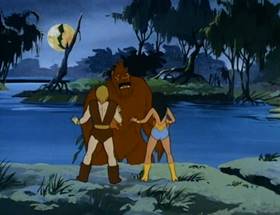 Screenshots from the 1980 Ruby-Spears cartoon Harvest of Doom