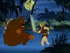 Screenshots from the 1980 Ruby-Spears cartoon Harvest of Doom