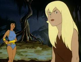 Screenshots from the 1980 Ruby-Spears cartoon Harvest of Doom