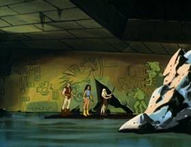 Screenshots from the 1980 Ruby-Spears cartoon Harvest of Doom