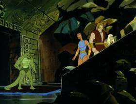 Screenshots from the 1980 Ruby-Spears cartoon Harvest of Doom