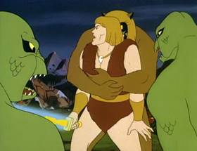 Screenshots from the 1980 Ruby-Spears cartoon Harvest of Doom