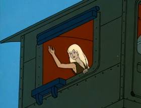 Screenshots from the 1980 Ruby-Spears cartoon Harvest of Doom