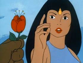 Screenshots from the 1980 Ruby-Spears cartoon Harvest of Doom