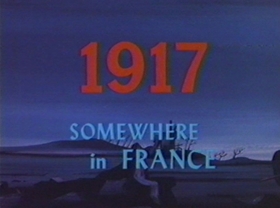 Screenshots from the 1981 Warner Bros. cartoon Bugs Bunny: All American Hero