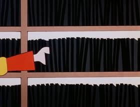 Screenshots from the 1983 Focus Design, Inc. cartoon Software