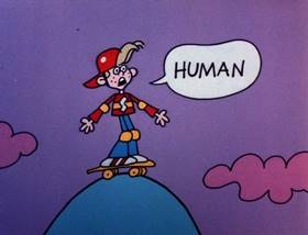 Screenshots from the 1983 Focus Design, Inc. cartoon Software