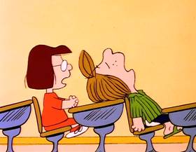 Screenshots from the 1984 Bill Melendez Productions cartoon It