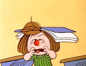 Screenshots from the 1984 Bill Melendez Productions cartoon It