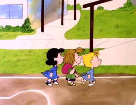 Screenshots from the 1984 Bill Melendez Productions cartoon It